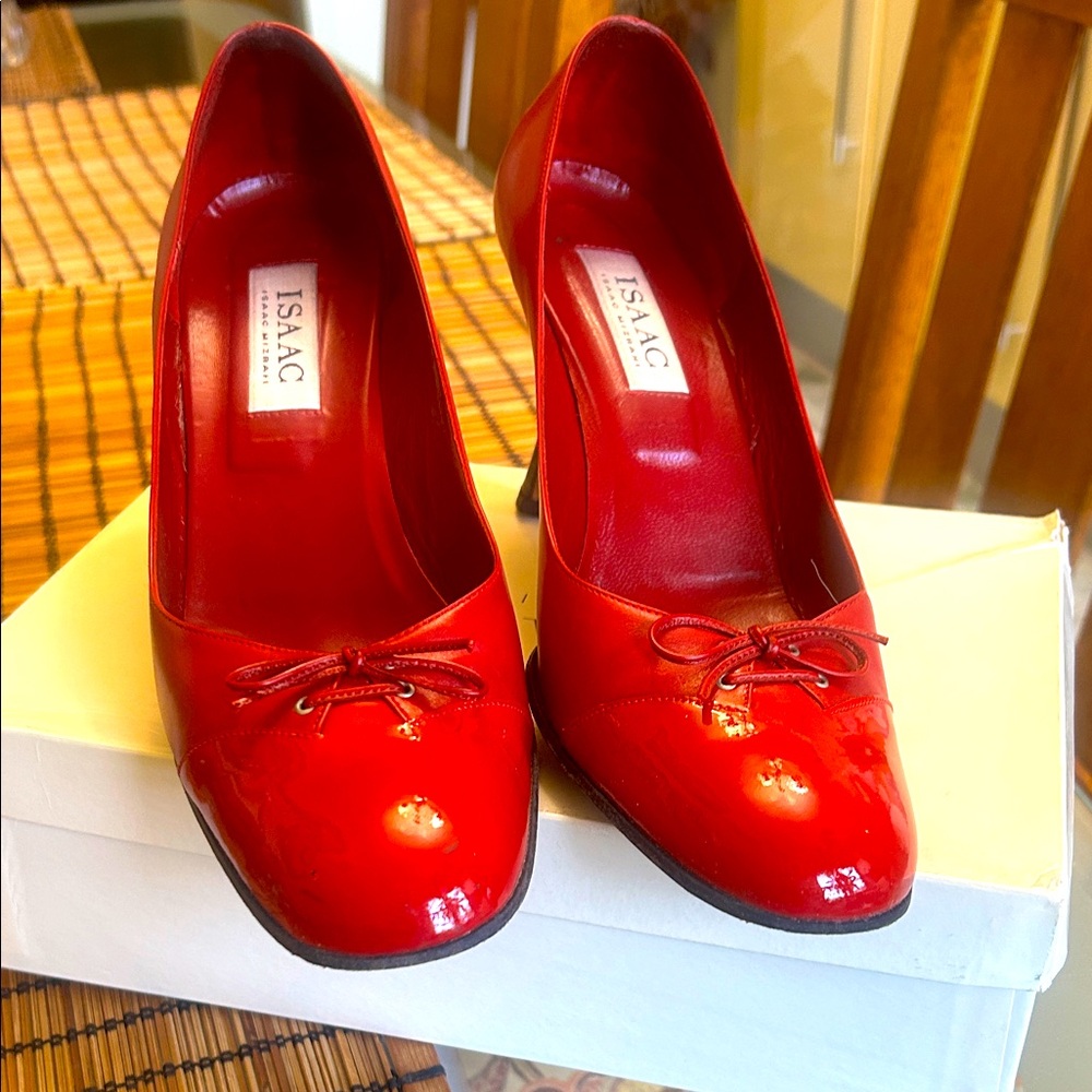 Women's Red Patent Leather Shoes